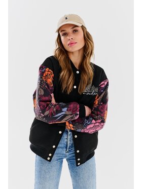 NAOKO NAOKO Bunda bomber Dream Hunter Černá Regular Fit