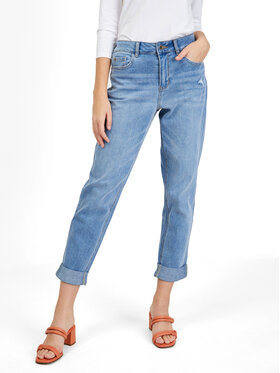Orsay Orsay Jeansy 314093547000__40 Niebieski Boyfriend Fit