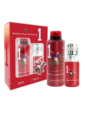 Beverly Hills Polo Club Beverly Hills Polo Club Beverly Hills Polo Club Men Sport One zestaw woda toaletowa spray 100ml + dezodorant spray 175ml Zestaw zapachowy