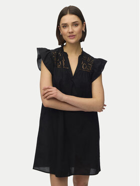 Vero Moda Vero Moda Koktejlové šaty Line 10346970 Černá Oversize