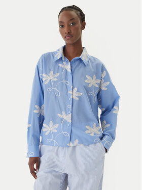 LOLA CASADEMUNT LOLA CASADEMUNT Srajca LS2615089 Modra Relaxed Fit