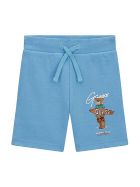 Guess Guess Pantaloni scurți sport N6GD04 KA6R4 Albastru Regular Fit