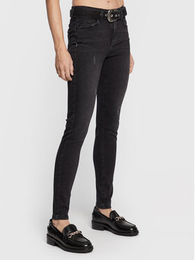 Liu Jo Liu Jo Traperice UF2013 DS015 Crna Slim Fit