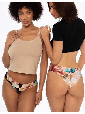 Esotiq Esotiq Komplet fig brazylijskich 41618-K004 Różowy