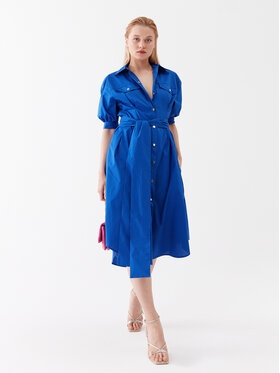 Pinko Pinko Marškinių tipo suknelė Abbigliato 100886 Y6VW Tamsiai mėlyna Regular Fit