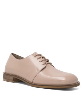 Simple Simple Oxford čevlji VALENCIA-107725 Bež