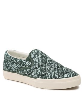 Lacoste Lacoste Tenisówki Lacoste x Netflix Erkek Jump Serve 745CMA00641X3 Zielony