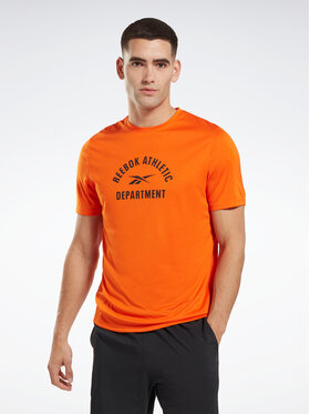 Reebok Reebok Marškinėliai Training Graphic IC7665 Oranžinė Active Fit