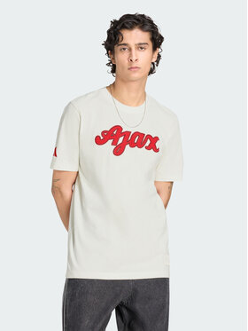 adidas adidas Koszulka techniczna Ajax Amsterdam US Biały Regular Fit