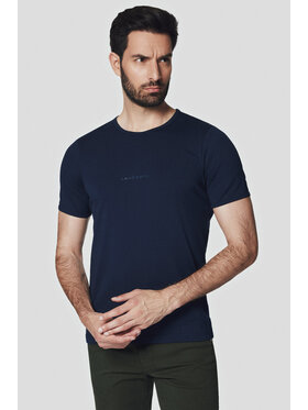 Lancerto Lancerto T-Shirt Calum TS073124000015 Granatowy Regular Fit