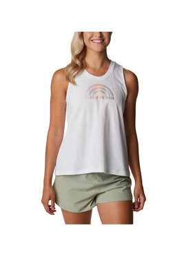 Columbia Columbia T-Shirt Columbia North Cascades Tank Biały Regular Fit