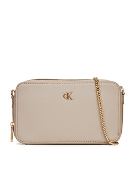 Calvin Klein Calvin Klein Torebka Minimal Mono Camera Bag LV04K1086G Beżowy