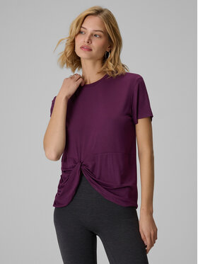 4F 4F T-Shirt SPORT OFFICE Fioletowy Regular Fit