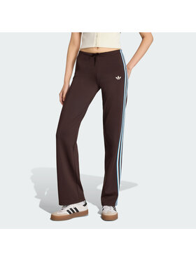 adidas adidas Spodnie materiałowe 162134 Brązowy Slim Fit