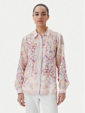 Hale Bob Hale Bob Сорочка with linen Nia 4ZCA214A Бежевий Regular Fit