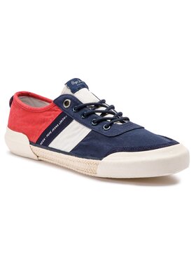 Pepe Jeans Pepe Jeans Espadrilky Cruise Sport Man PMS10250 Tmavomodrá