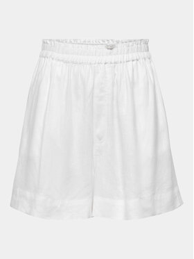 ONLY Шорти з тканини 15259587 Білий Regular Fit