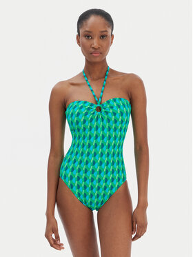 Seafolly Seafolly Jednodílné plavky Sorrento 11124-277 Zelená
