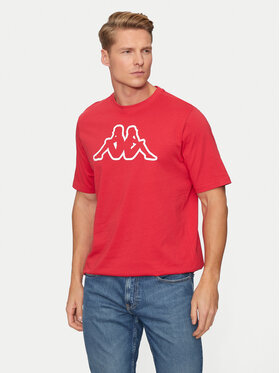 Kappa Kappa T-shirt Logo Korpo Cromen 303HZ70 Crvena Regular Fit
