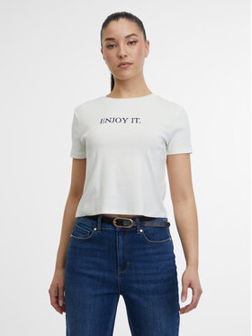 Orsay Orsay Bluzka 1000380044000__M Biały Regular Fit