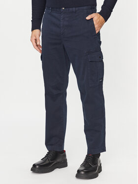 BOSS Boss Hlače Sisla-5-Cargo 50501614 Tamnoplava Regular Fit