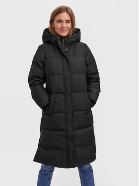 Vero Moda Vero Moda Пухено яке Erica Holly 10251595 Черен Regular Fit