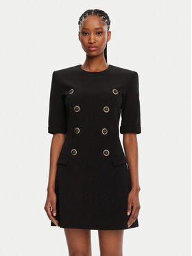 Balmain Balmain Kokteilikleit DF1R7330VB00 Must Regular Fit