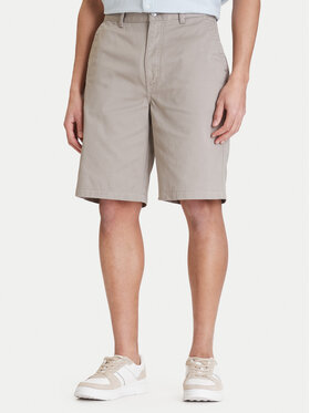 Calvin Klein Jeans Calvin Klein Jeans Pantaloncini di tessuto 90s LV04RD603G Beige Baggy Fit