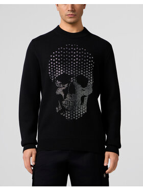 PHILIPP PLEIN PHILIPP PLEIN Sveter 29744 Čierna Regular Fit
