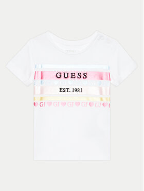 Guess Guess T-shirt A4YI03 K6YW4 Bijela Regular Fit