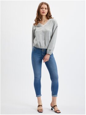 Orsay Orsay Bluza 175082-692000__L Szary Regular Fit