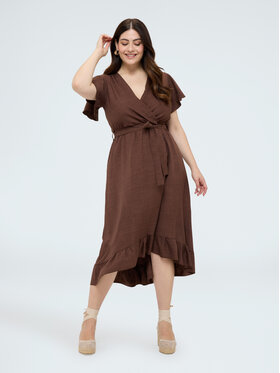 Fiorella Rubino Fiorella Rubino Abito da sera 7094L001291N022 Marrone Regular Fit