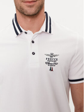 Aeronautica Militare Polo 241PO1758P191 Écru Regular Fit