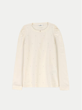 Coccodrillo Coccodrillo Bluse ZC4143103EJG Écru Regular Fit