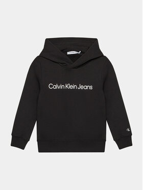 Calvin Klein Jeans Calvin Klein Jeans Mikina Logo IU0IU00601 M Čierna Regular Fit