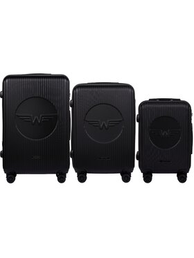 WINGS WINGS Komplet walizek Swallow 3.0 Czarny