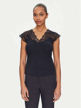 Morgan Morgan Bluse 222-DELO Dunkelblau Regular Fit
