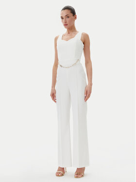 Rinascimento Rinascimento Jumpsuit CFC0019844002 Weiß Regular Fit