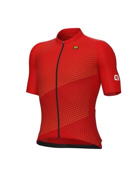 Alé Cycling Alé Cycling Koszulka rowerowa PR-E Web Czerwony Fitted Fit