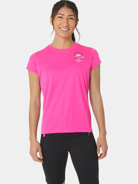 Asics Asics T-shirt technique Fujitrail Logo Ss 2012C395 Rose Ahletic Fit