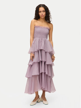 Vero Moda Vero Moda Koktejlové šaty Delilah 10330886 Světle fialová Regular Fit