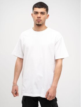 Jigga Wear Jigga Wear T-Shirt Koszulka Z Krótkim Rękawem Oversize Męska Biała Jigga Wear Basic XL Biały Oversize