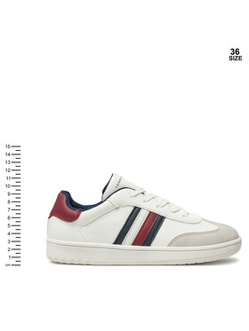 Tommy Hilfiger Tenisice Stripes Low Cut Lace-Up Sneaker T3X9-33645-1269 Bijela