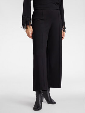 Elena Mirò Elena Mirò Spodnie materiałowe P819Z000134N033 Czarny Cropp Fit