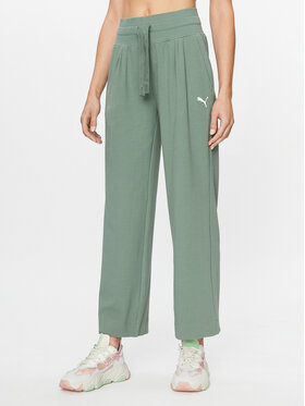 Puma Puma Donji dio trenerke Her 676007 Zelena Relaxed Fit