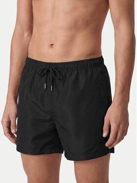 KARL LAGERFELD KARL LAGERFELD Плувни шорти B1M46001 Черен Regular Fit