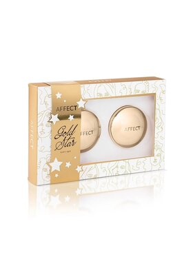 Affect Affect Affect Gold Star zestaw róż do policzków 9g + bronzer prasowany 9g Zestaw kosmetyków czarny