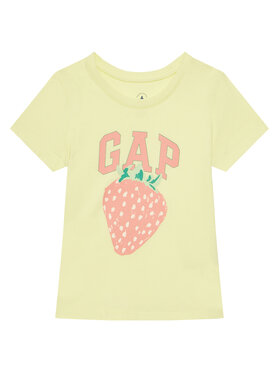 Gap Gap T-shirt 710285-03 Giallo Regular Fit