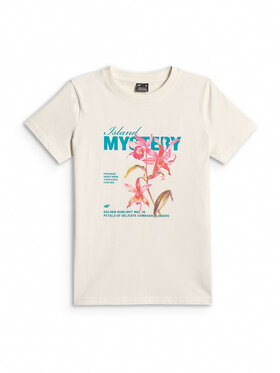 4F 4F T-Shirt TROPIC ORCHID Biały Regular Fit