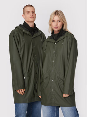 Rains Rains Neperšlampanti striukė Unisex 12020 Žalia Regular Fit
